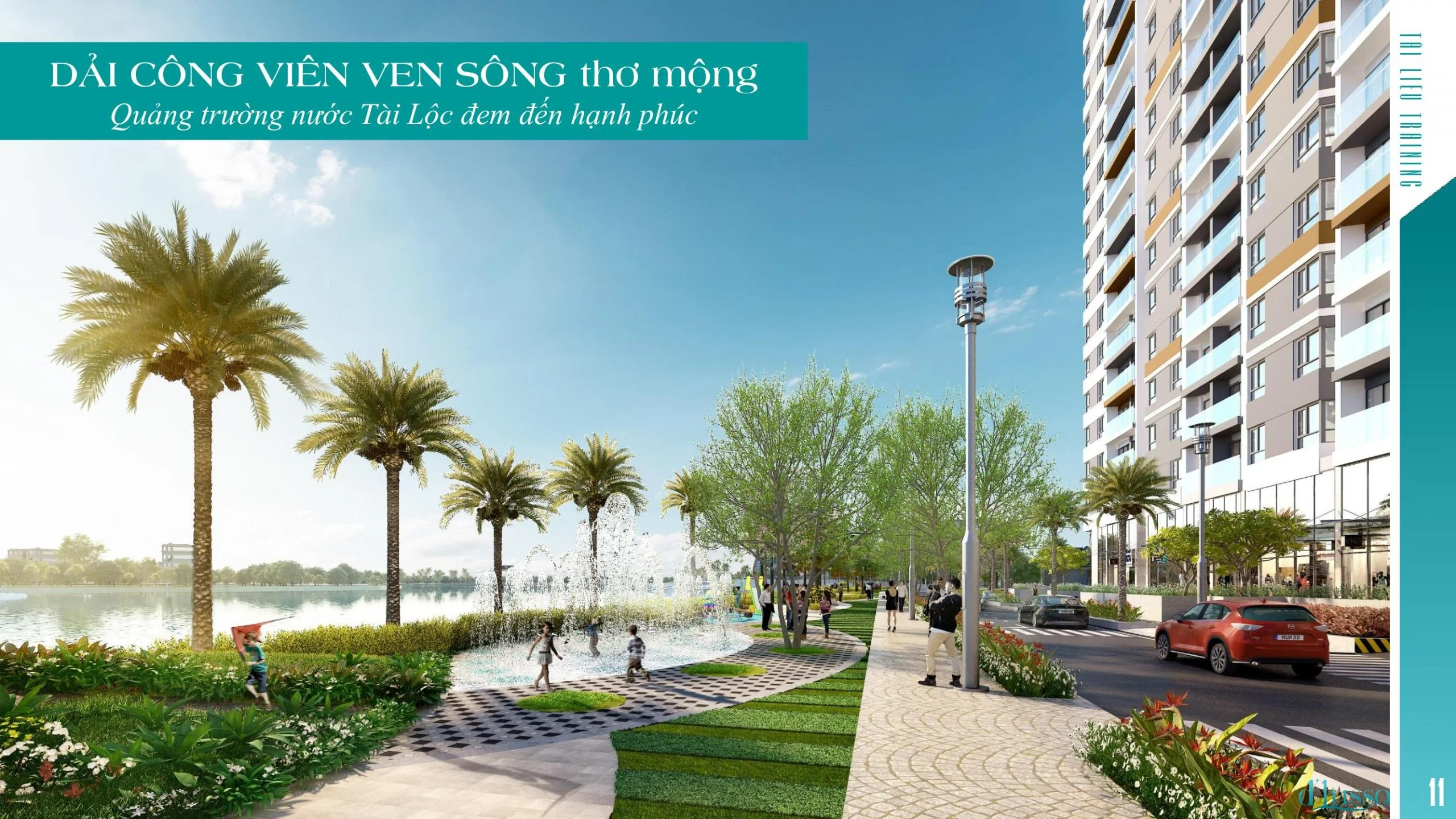 Tiện ích nội khu công viên dọc sông căn hộ DLusso Quận 2 Tiện ích nội khu công viên dọc sông căn hộ DLusso Quận 2