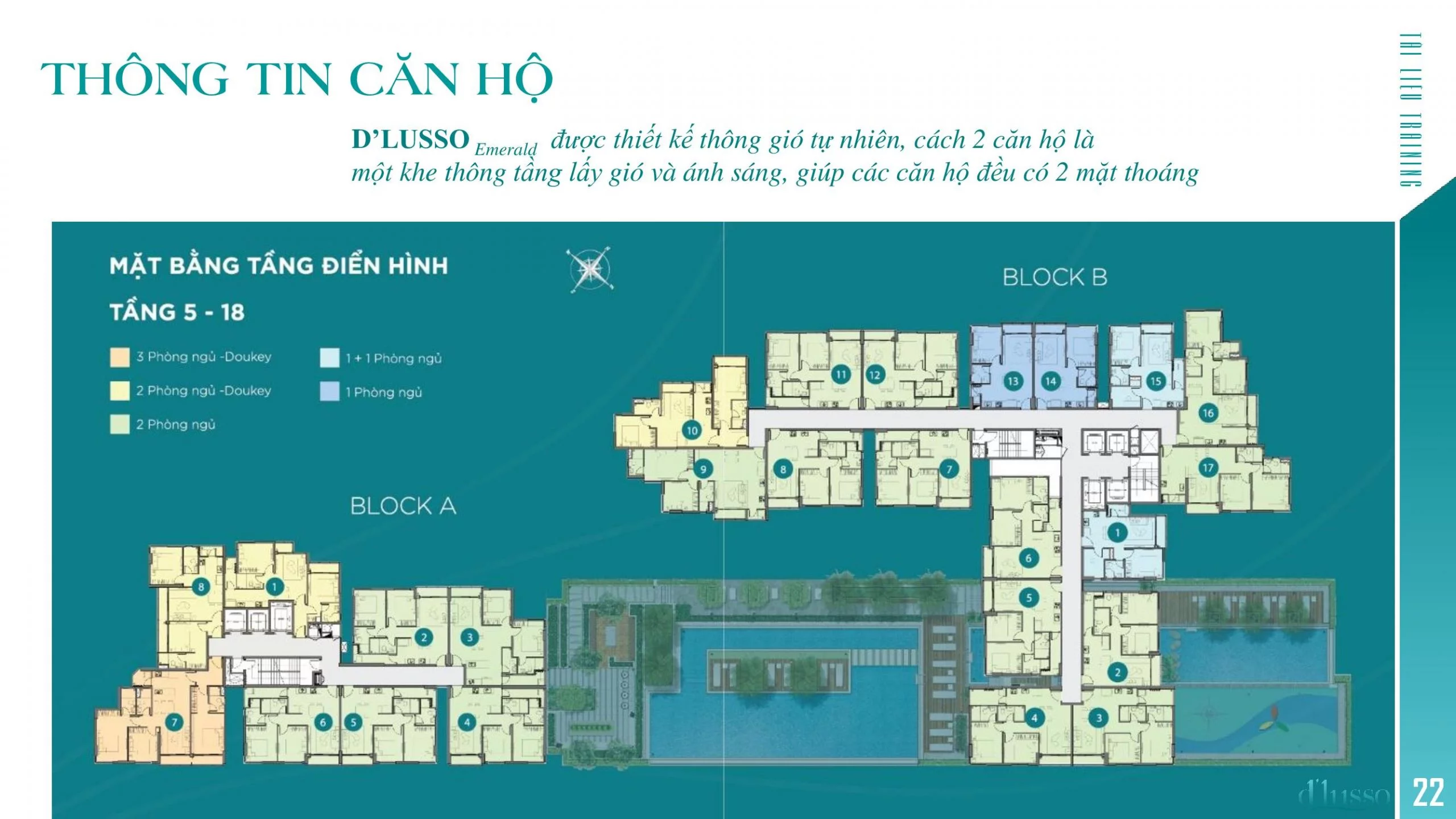 Mặt bằng tổng căn hộ D Lusso Quận 2 Mặt bằng tổng căn hộ D Lusso Quận 2
