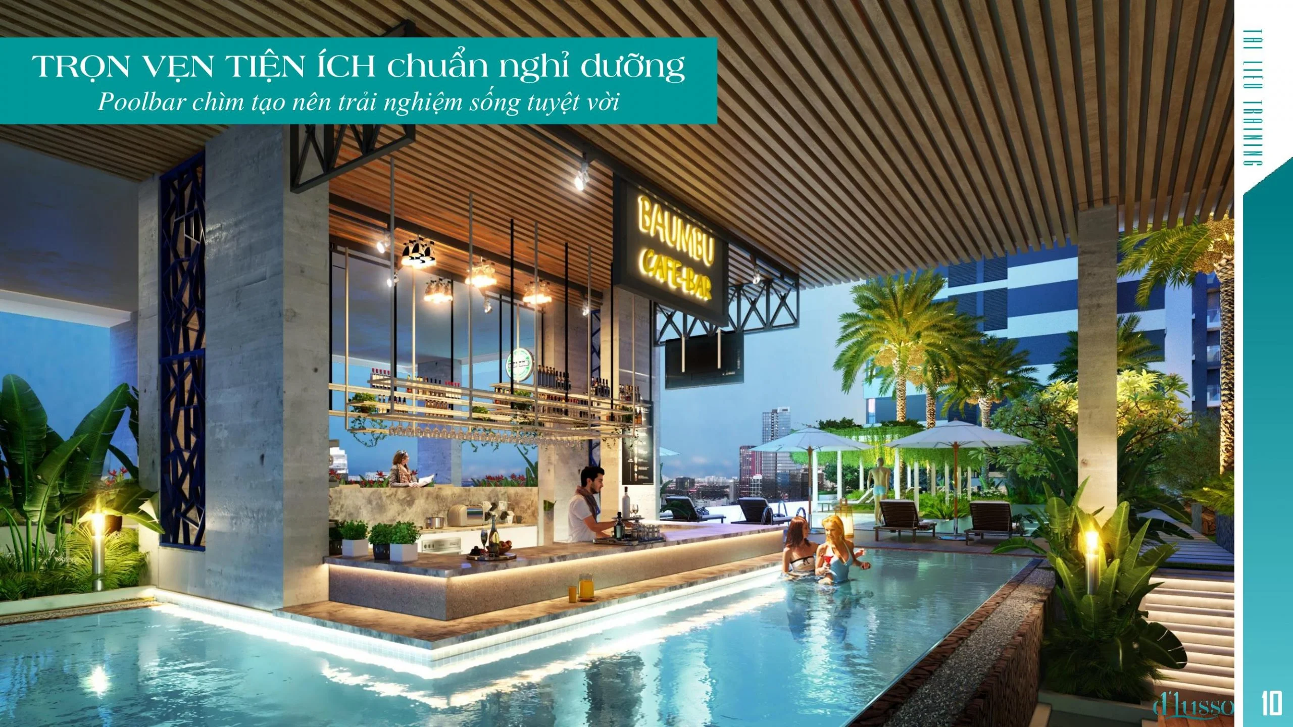 Tiện ích nội khu công viên dự án căn hộ DLusso Quận 2 Tiện ích nội khu công viên dự án căn hộ DLusso Quận 2